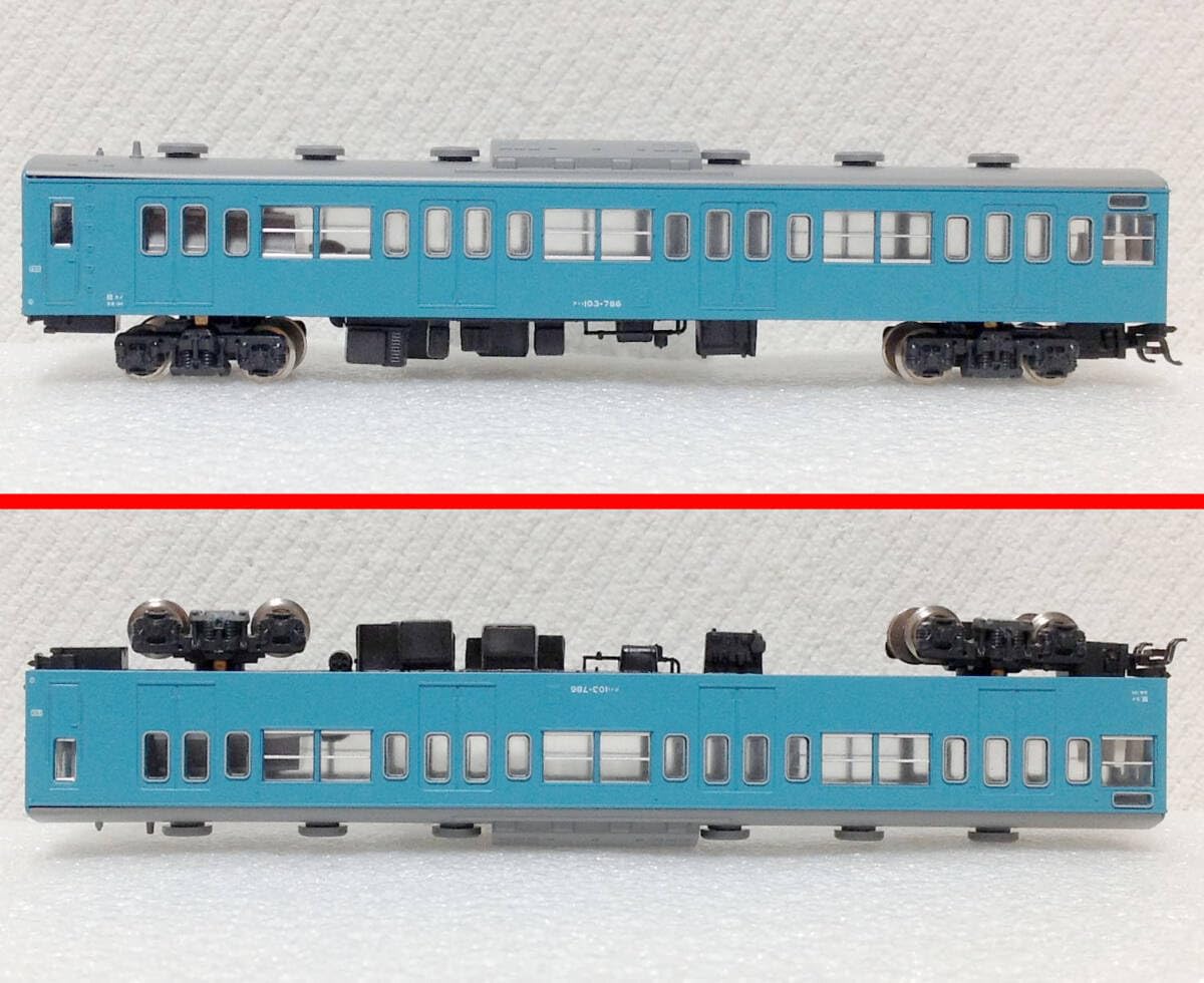 Amazon.co.jp: 鉄道模型 103系 クハ103-786 その2 スカイブルー